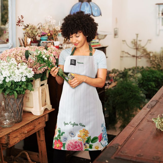 Delantal Borde florido de la tienda florida (Subido por el creador)