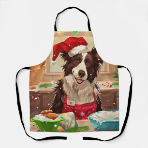 Delantal Border Collie Repostería Navideña: Navidades Festi