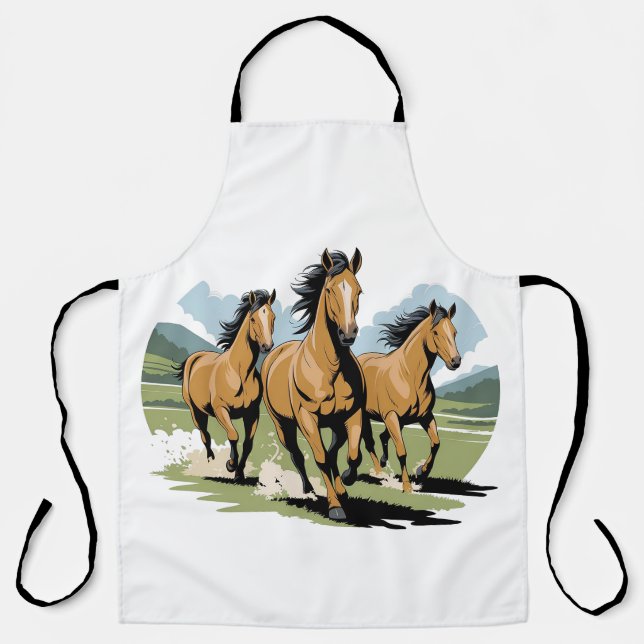 DELANTAL BORN FREE HORSE (Anverso)