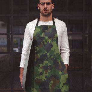 Delantal Bosque Camouflage Green Military Camo