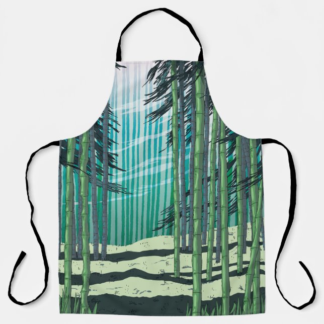 Delantal Bosque de Bambú (Anverso)