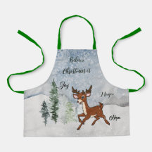 Bosque de nieve con Navidades de venados