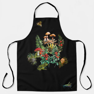 Delantal Bosque, setas silvestres