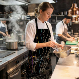 Delantal Boston City Lights