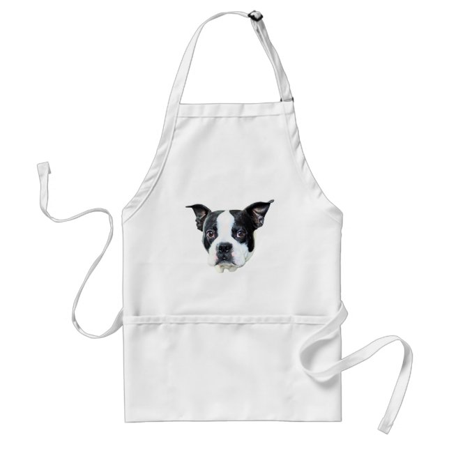 Delantal Boston Terrier (Frente)