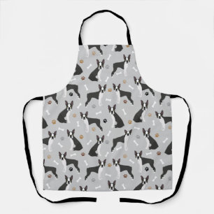 Delantal Boston Terrier Bones y Paws Apron