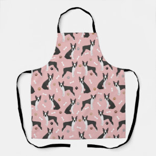 Delantal Boston Terrier Bones y Paws Apron