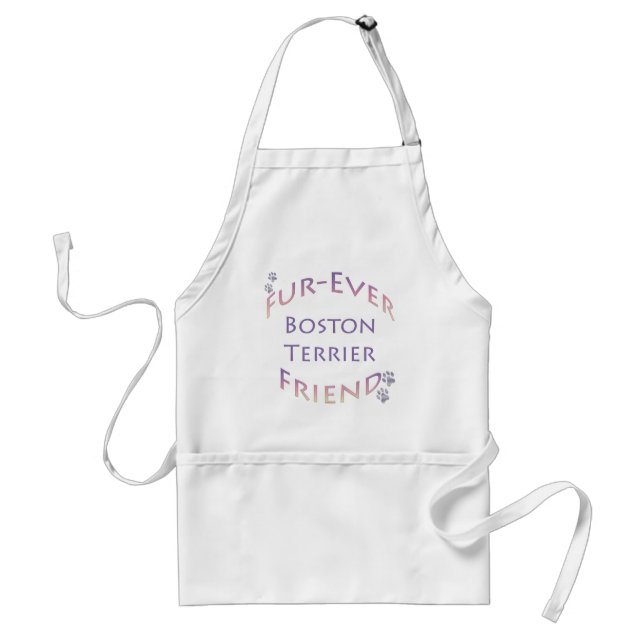 Delantal Boston Terrier Furever (Frente)