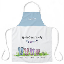 Bota de lluvia familiar, decoración de regalo grac