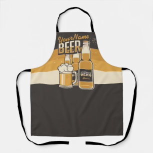 Delantal Botella de cerveza personalizada Sudsy Mug Brewing