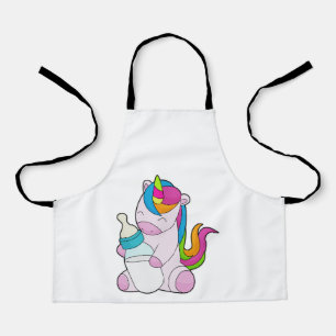 Delantal Botella de leche de unicornio