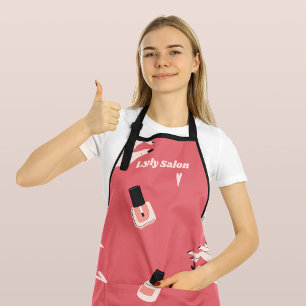 Delantal Botella polaca Manicurista Profesional