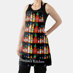 Delantal Botellas Chili Lover Chili Patterned
