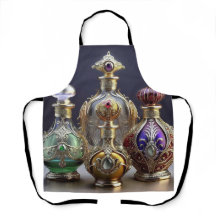 Botellas Perfume de estilo barroco muy ordenado