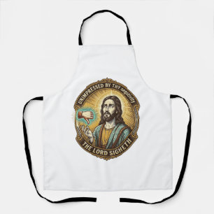 Delantal Botón de no me gusta de Jesús Humor de troll odiad