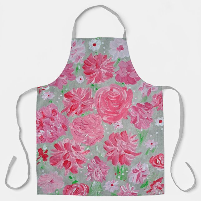 Delantal Bouquet Floral Apron (Anverso)