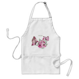 Delantal Bouquet rosa