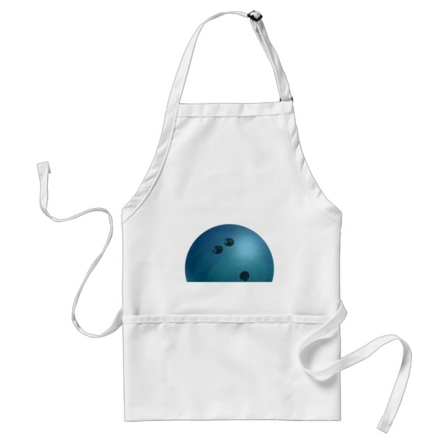 Delantal Bowling Ball Blue (Frente)