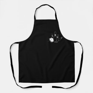 Delantal Bowling Style Sports Bowler Bowler