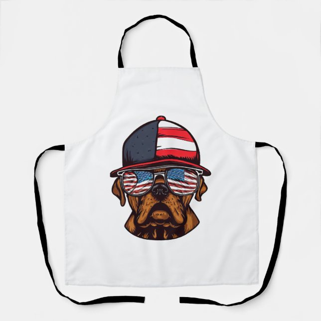 Delantal Boxer 4 de julio (Anverso)