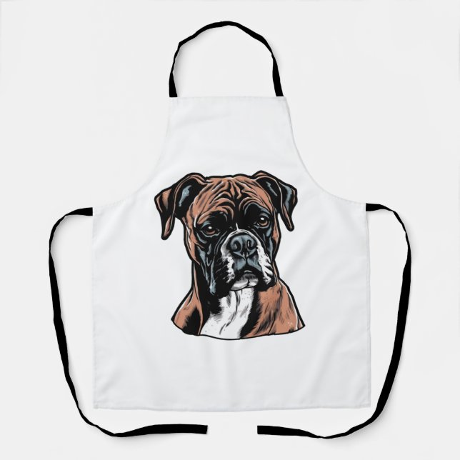 Delantal Boxer Buddy Protección Humorosa (Anverso)