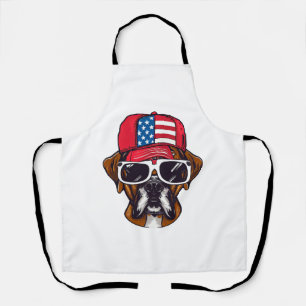 Delantal Boxer Dog USA