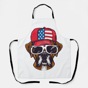 Delantal Boxer Dog USA