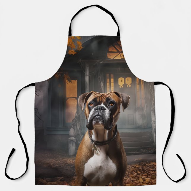 Delantal Boxer Halloween Scary (Anverso)