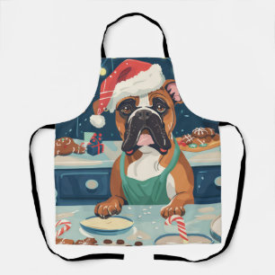 Delantal Boxer Holiday Baking: Navideño Festivo