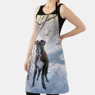 Delantal Boxer Let It Snow Navidades