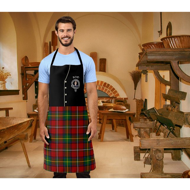 Delantal Boyd Clan Badge & Tartan Kilt (Subido por el creador)