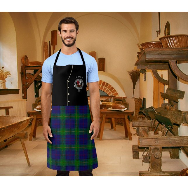 Delantal Boyle Clan Badge & Tartan Kilt (Subido por el creador)