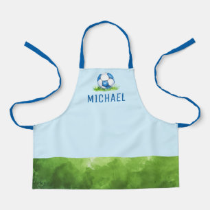 Delantal Boys Personalizado Soccer School Arte