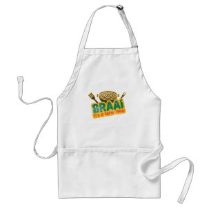 Delantal Braai es un asunto de Saffa - regalo de barbacoa s