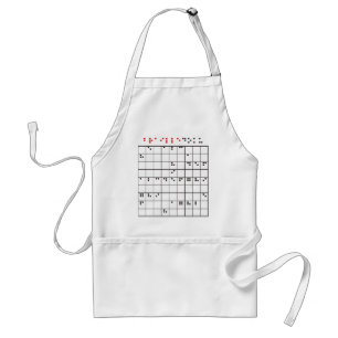 Delantal brailledoku