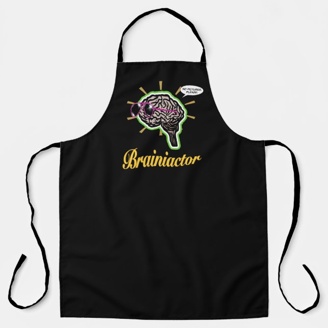 Delantal Brainiactor Black BG (Anverso)
