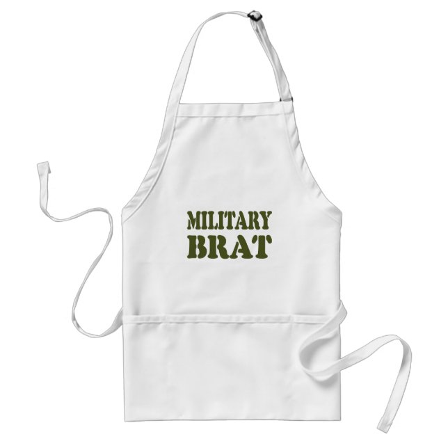 DELANTAL  BRAT MILITAR (Frente)