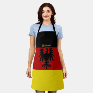 Delantal Brazos con cubierta de bandera de Alemania