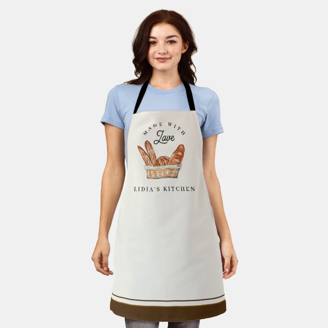 Delantal Bread Bakers Personalized Apron (Gastado)