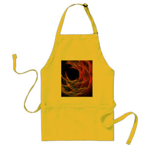 Delantal Breaking the Circle Abstract Art Apron