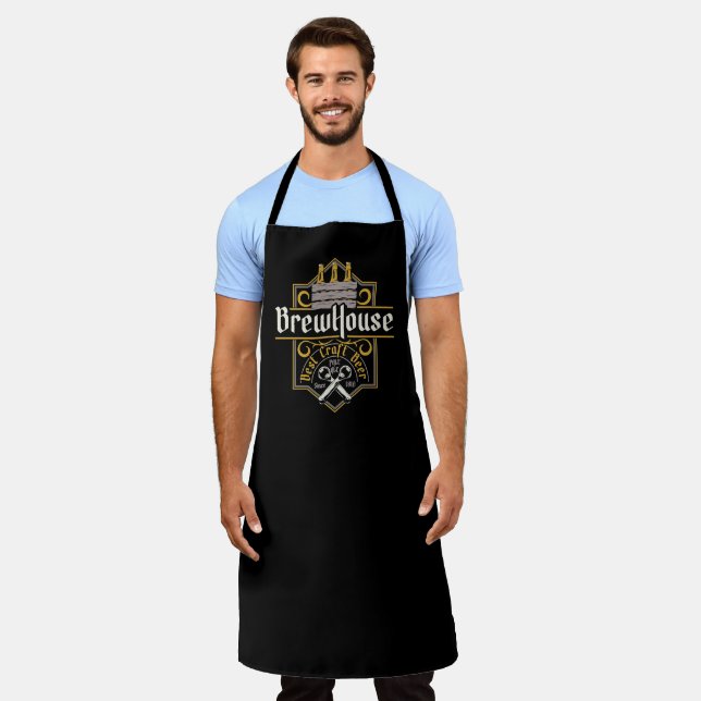Delantal Brewhouse Mejor Craft Beer Bartending Apron (Gastado)