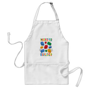 Delantal Brick Builder Funny Blocks Building Master Builder