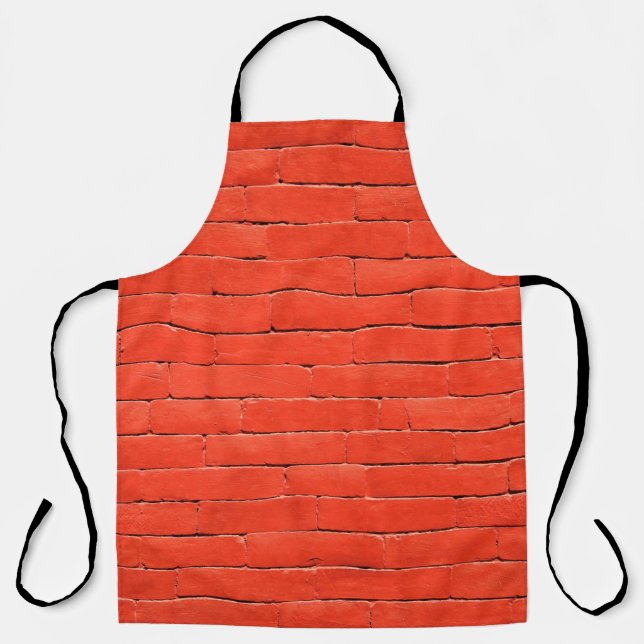 Delantal Brick wall wall red bricks (Anverso)