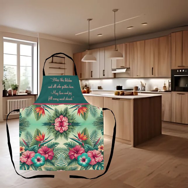 Delantal Bright Tropics Personalizable (Subido por el creador)