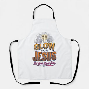 Delantal Brilla por Jesús Deja que tu luz brille Diseño cri