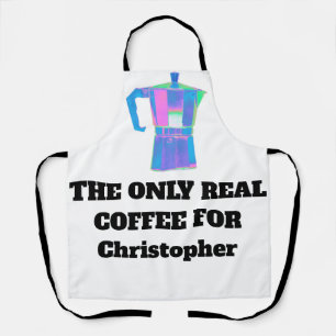 Delantal Brillante Personalizado para Barista Case