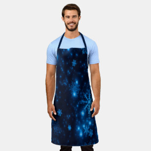 Delantal Brillantes de Nieve Profundos Blue Bright Vacacion
