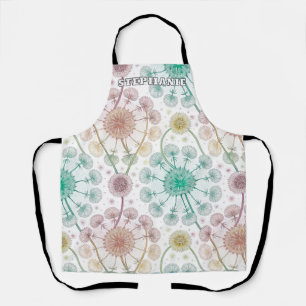 Delantal Brisa de Dandelion caprichosa - Botánica Pastel