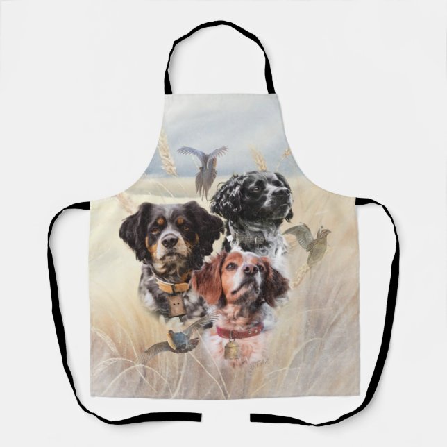 Delantal Brittany Spaniel (Anverso)