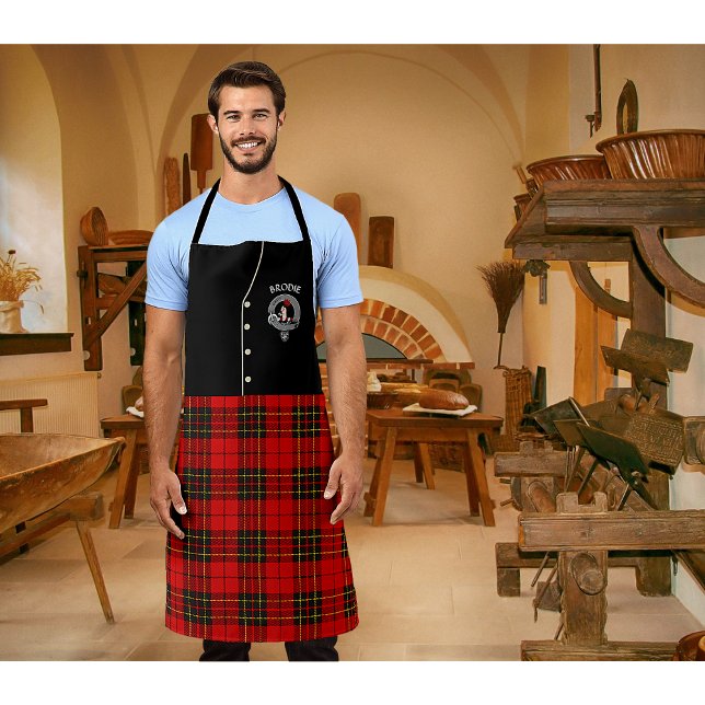 Delantal Brodie Clan Badge & Tartan Kilt (Subido por el creador)
